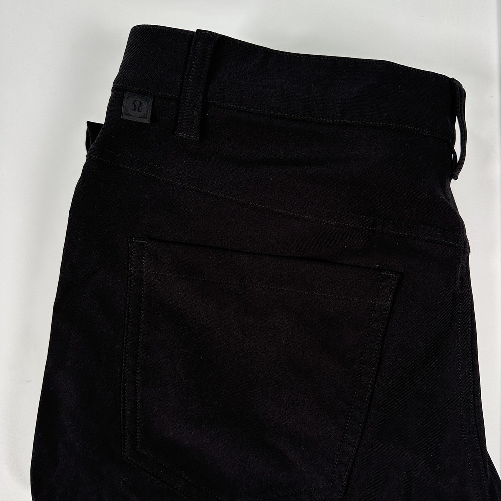 Lululemon‎ ABC Slim Fit Pants Mens 28 x 28 Black Warpstreme Performance LM5704S